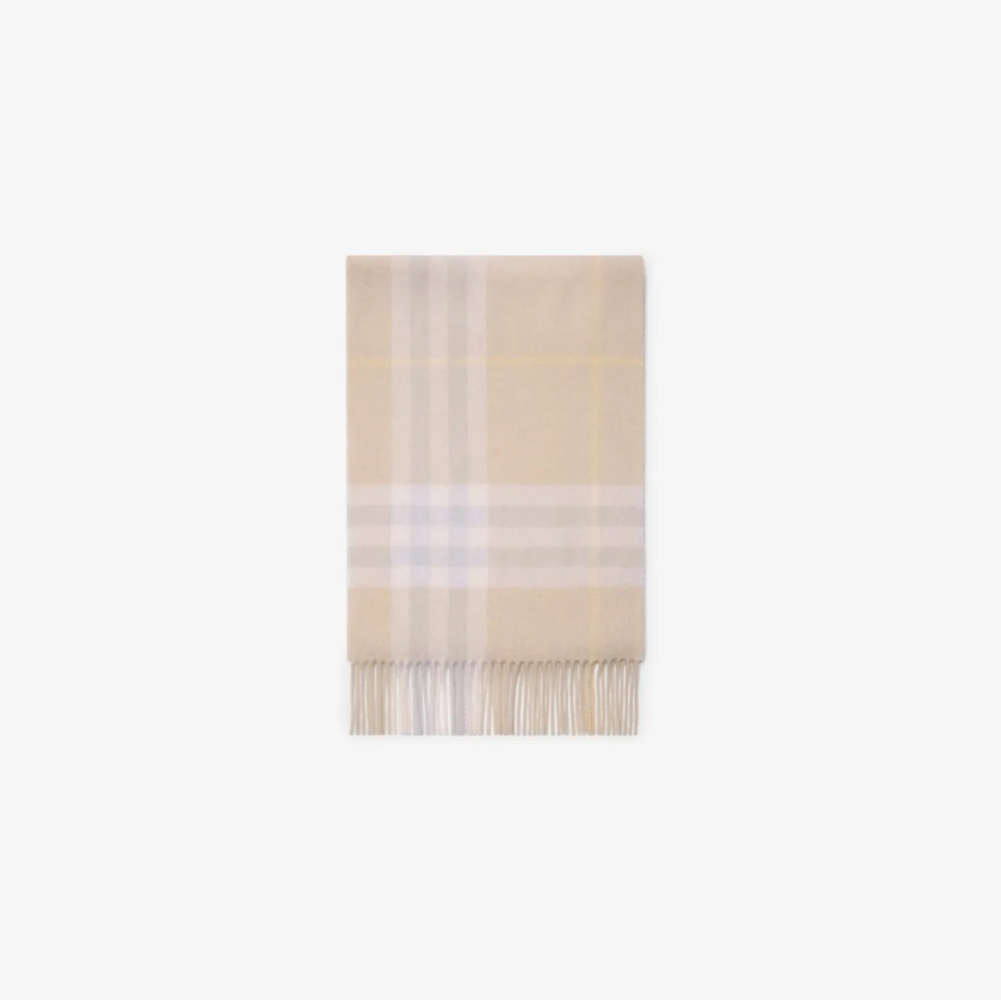 Check Cashmere Scarf