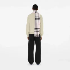 Check Cashmere Scarf