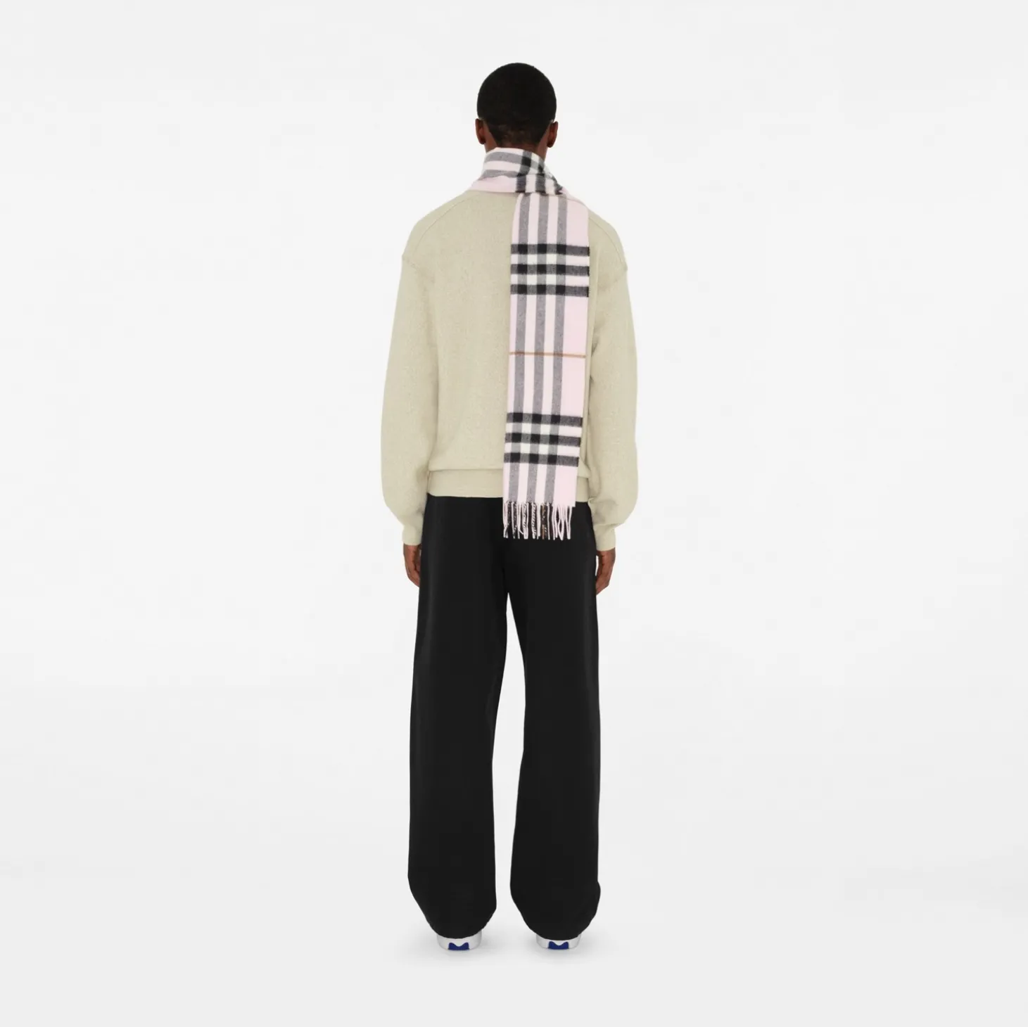 Check Cashmere Scarf