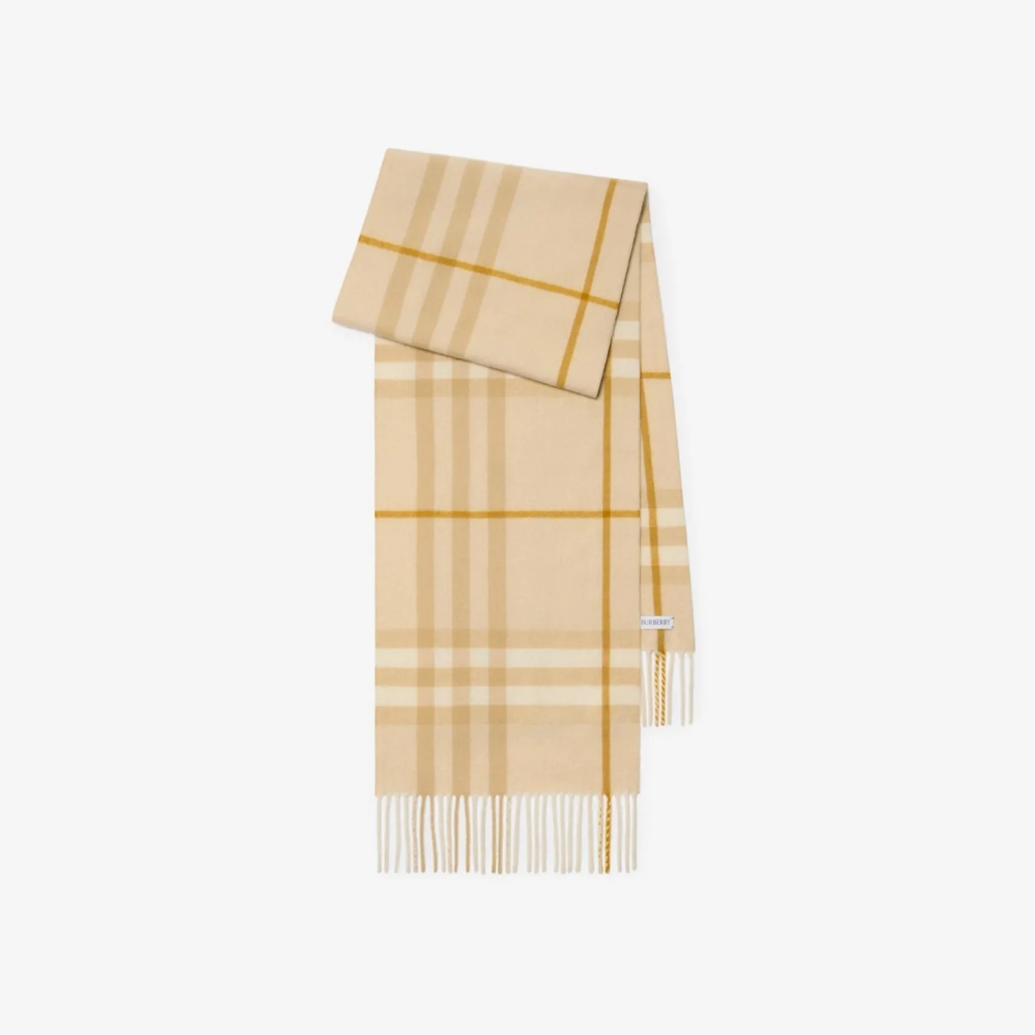 Check Cashmere Scarf