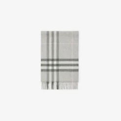 Check Cashmere Scarf