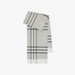 Check Cashmere Scarf