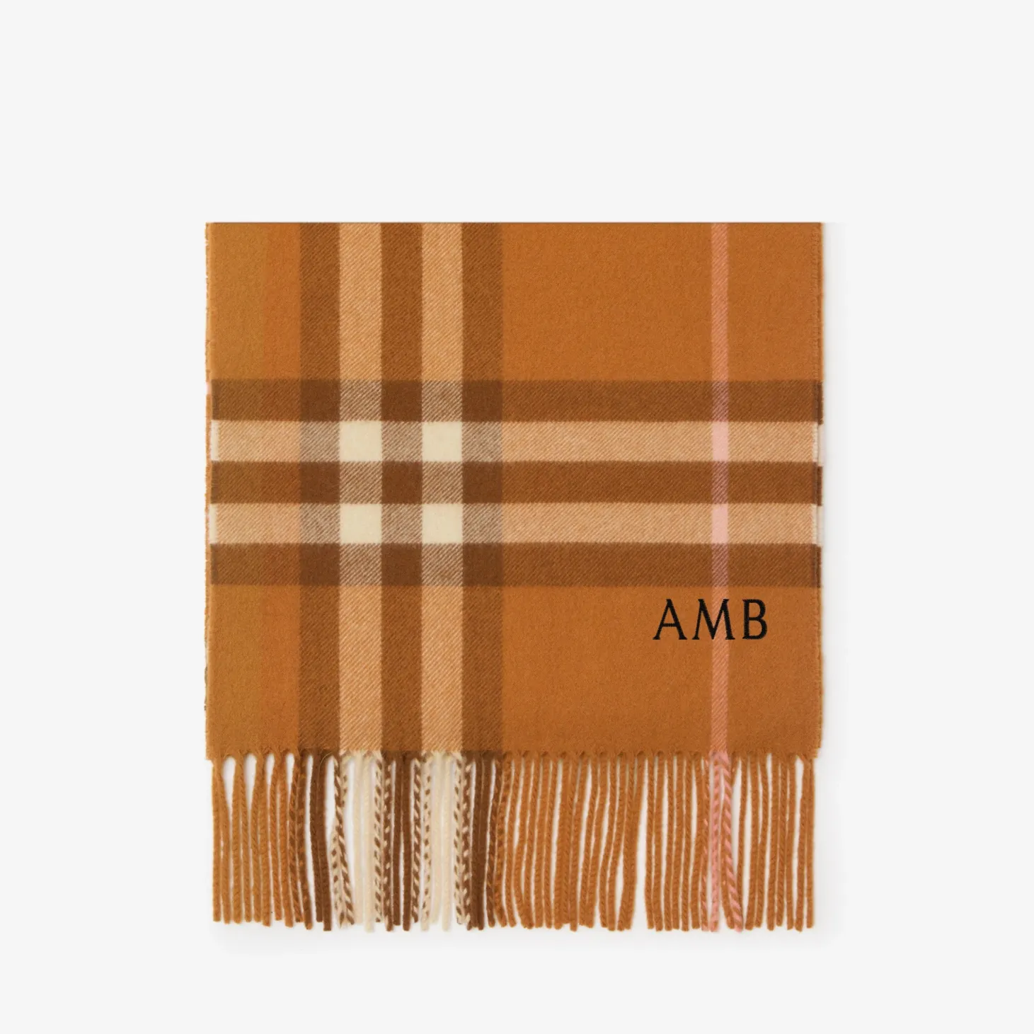 Check Cashmere Scarf