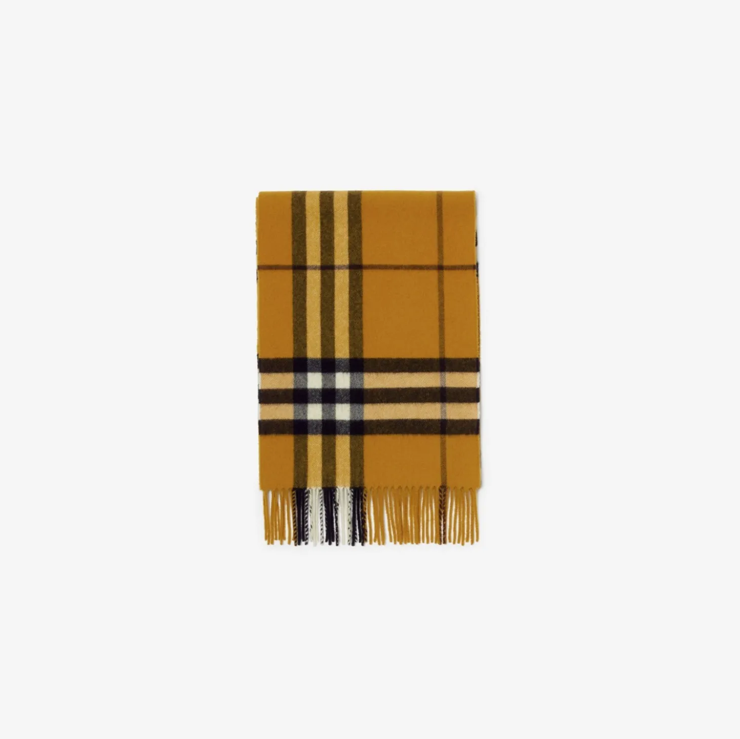 Check Cashmere Scarf