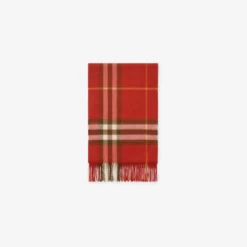 Check Cashmere Scarf