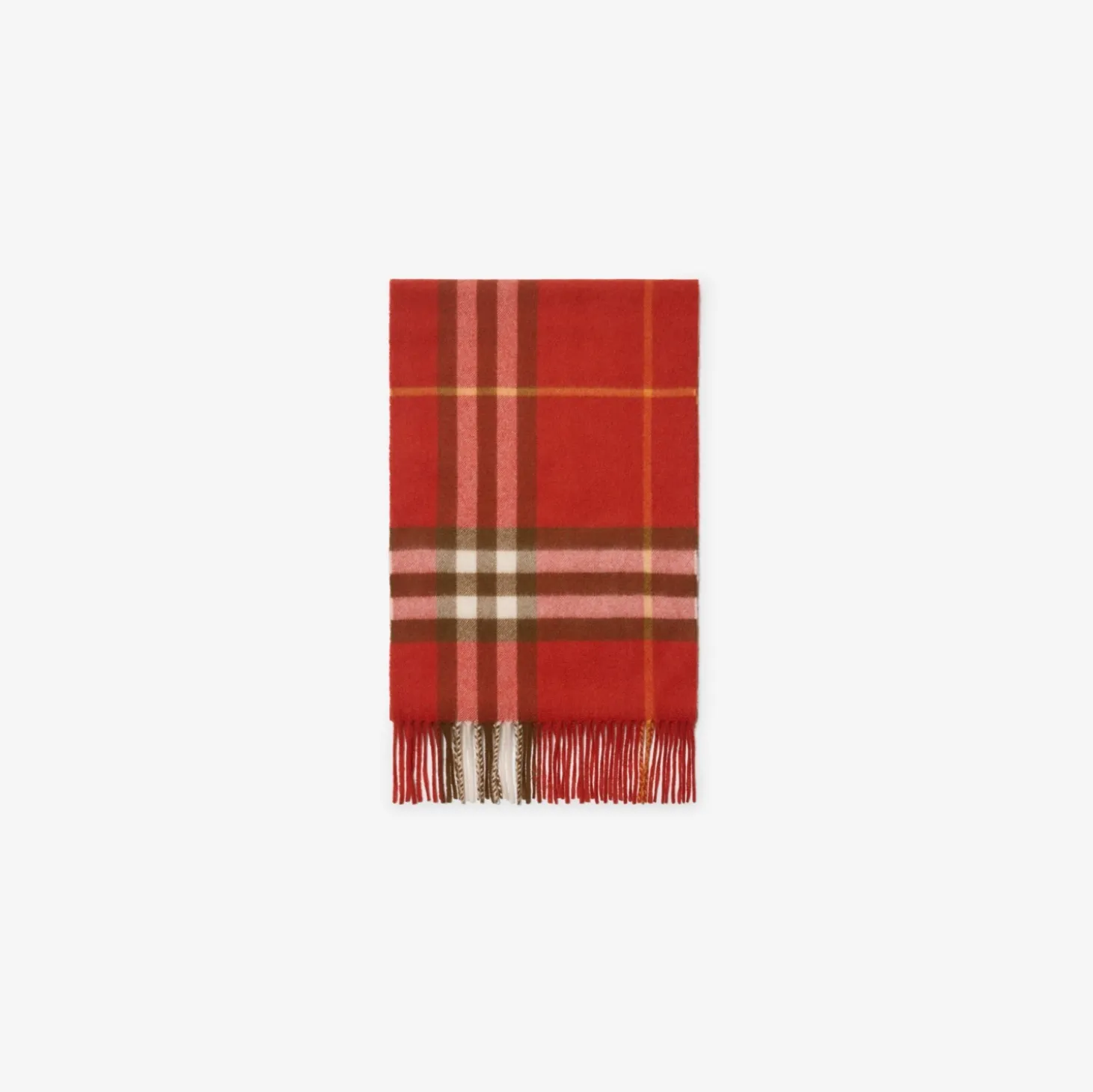 Check Cashmere Scarf