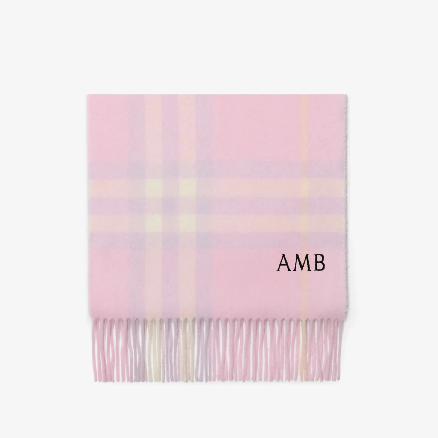 Check Cashmere Scarf