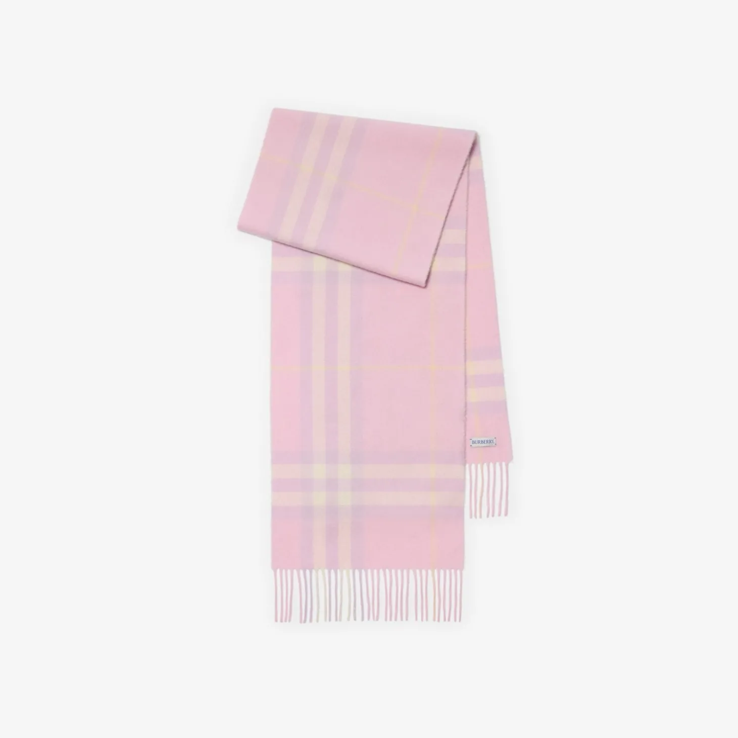 Check Cashmere Scarf