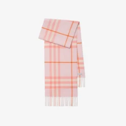 Check Cashmere Scarf