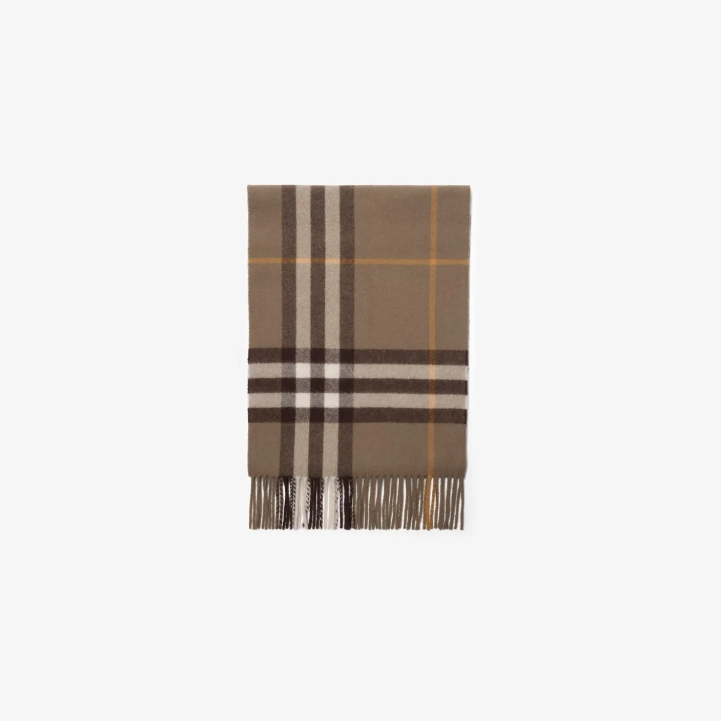 Check Cashmere Scarf