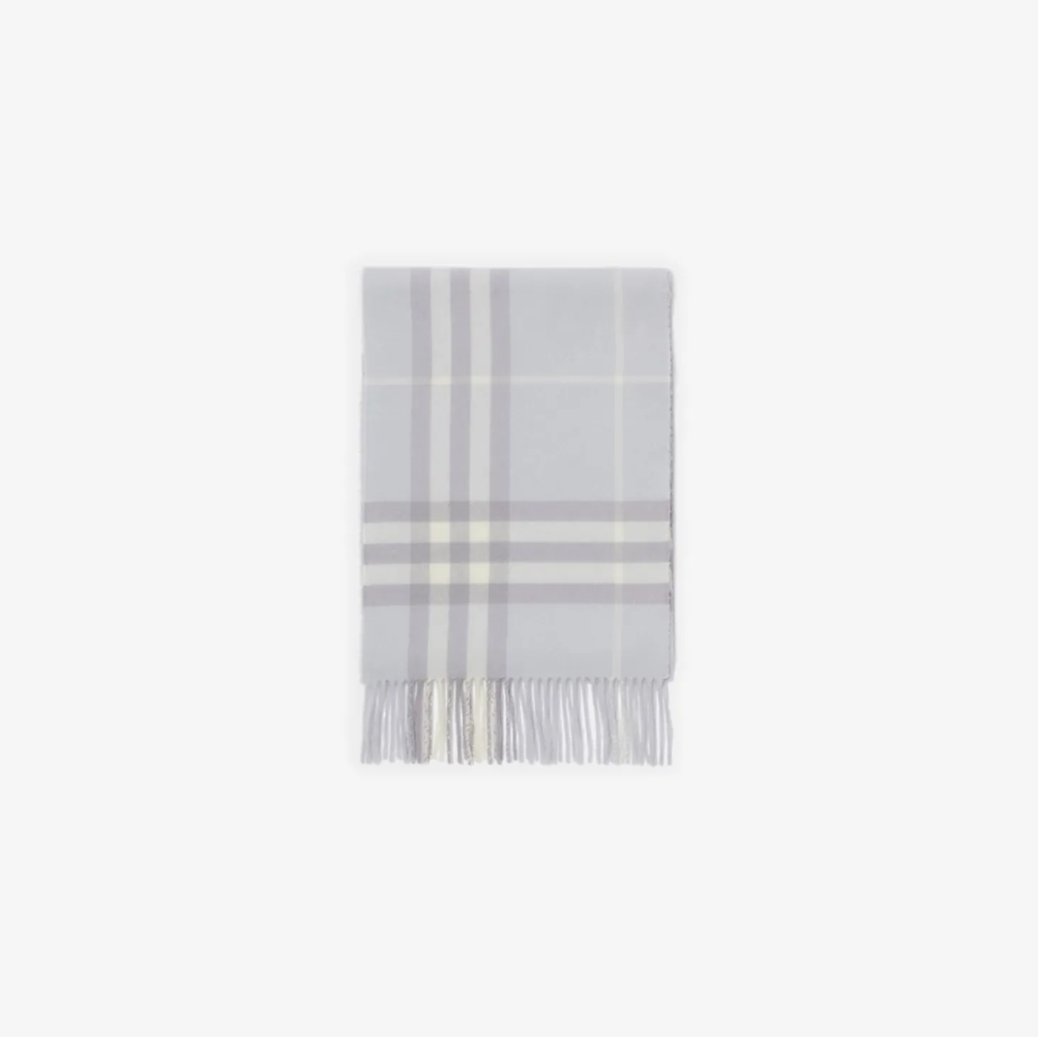 Check Cashmere Scarf