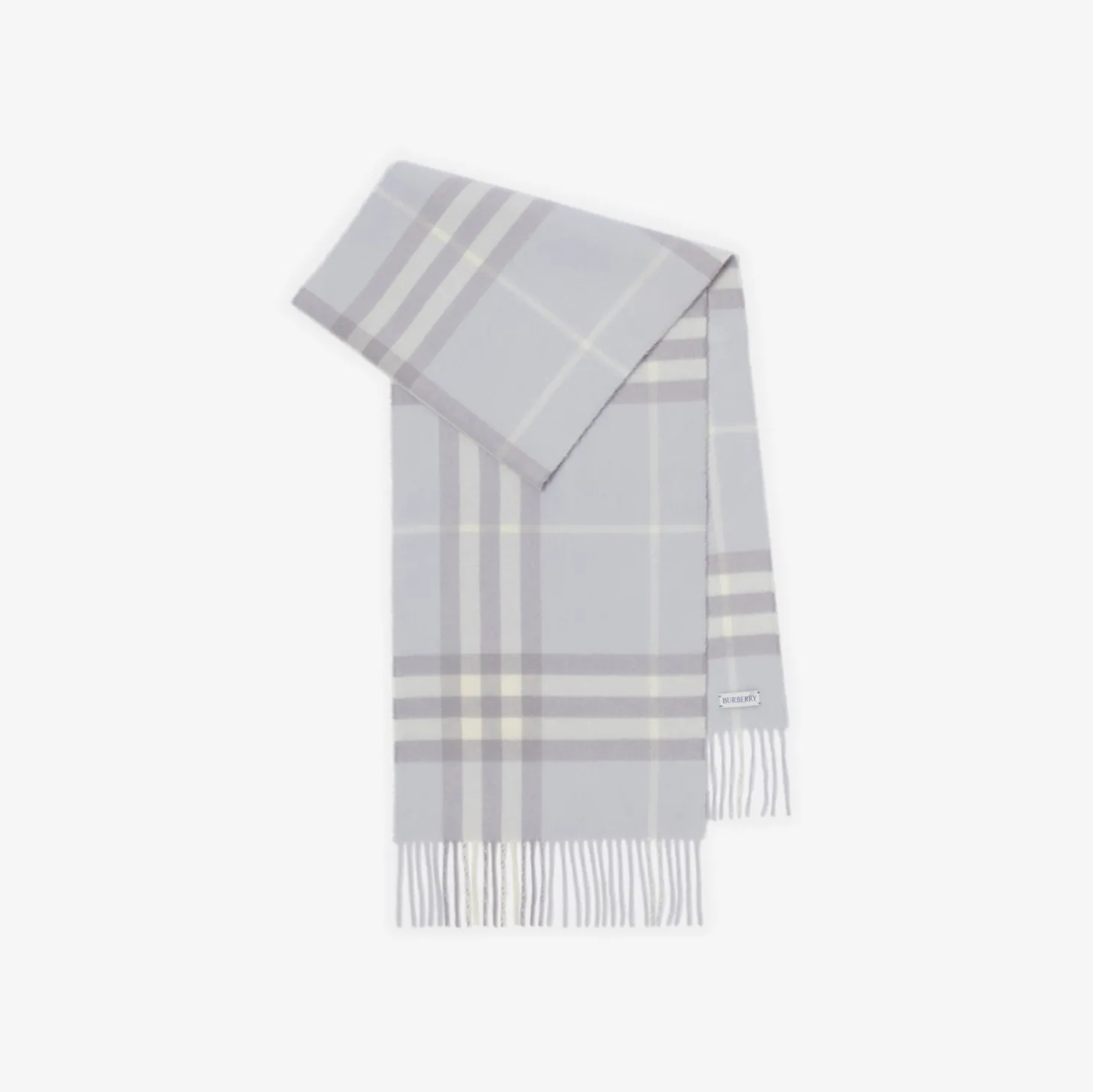 Check Cashmere Scarf