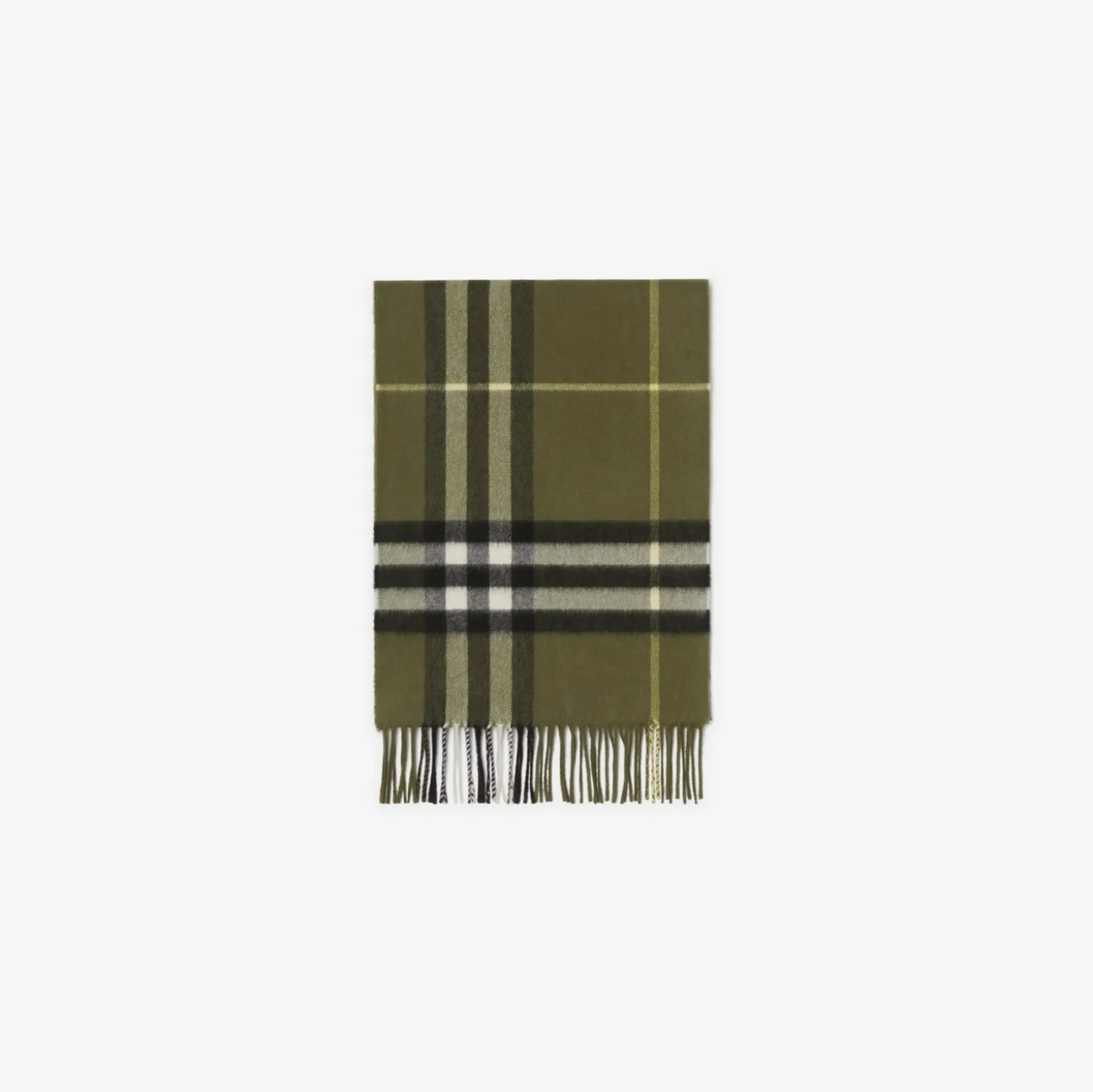 Check Cashmere Scarf