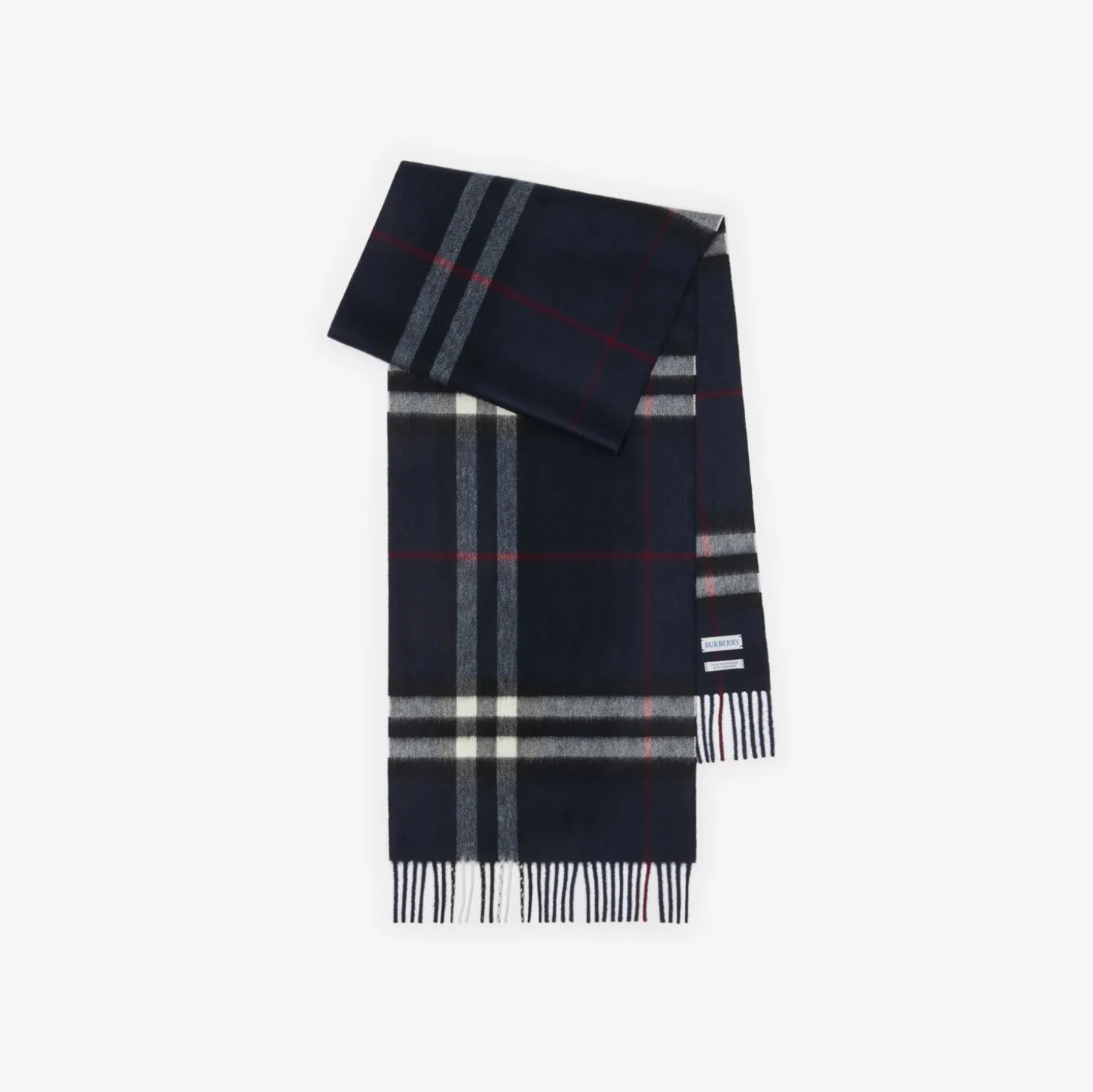 Check Cashmere Scarf