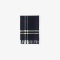 Check Cashmere Scarf