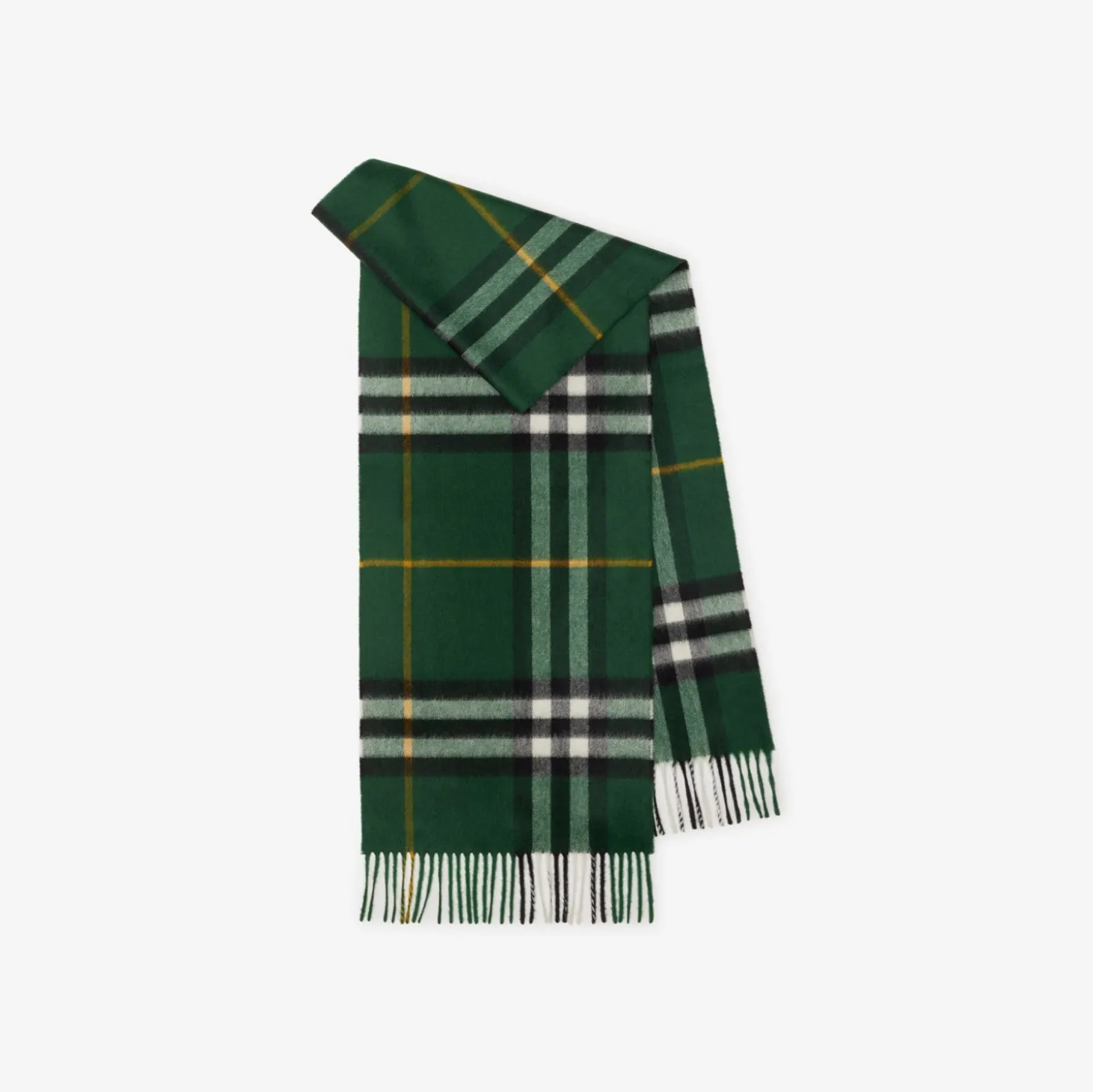 Check Cashmere Scarf