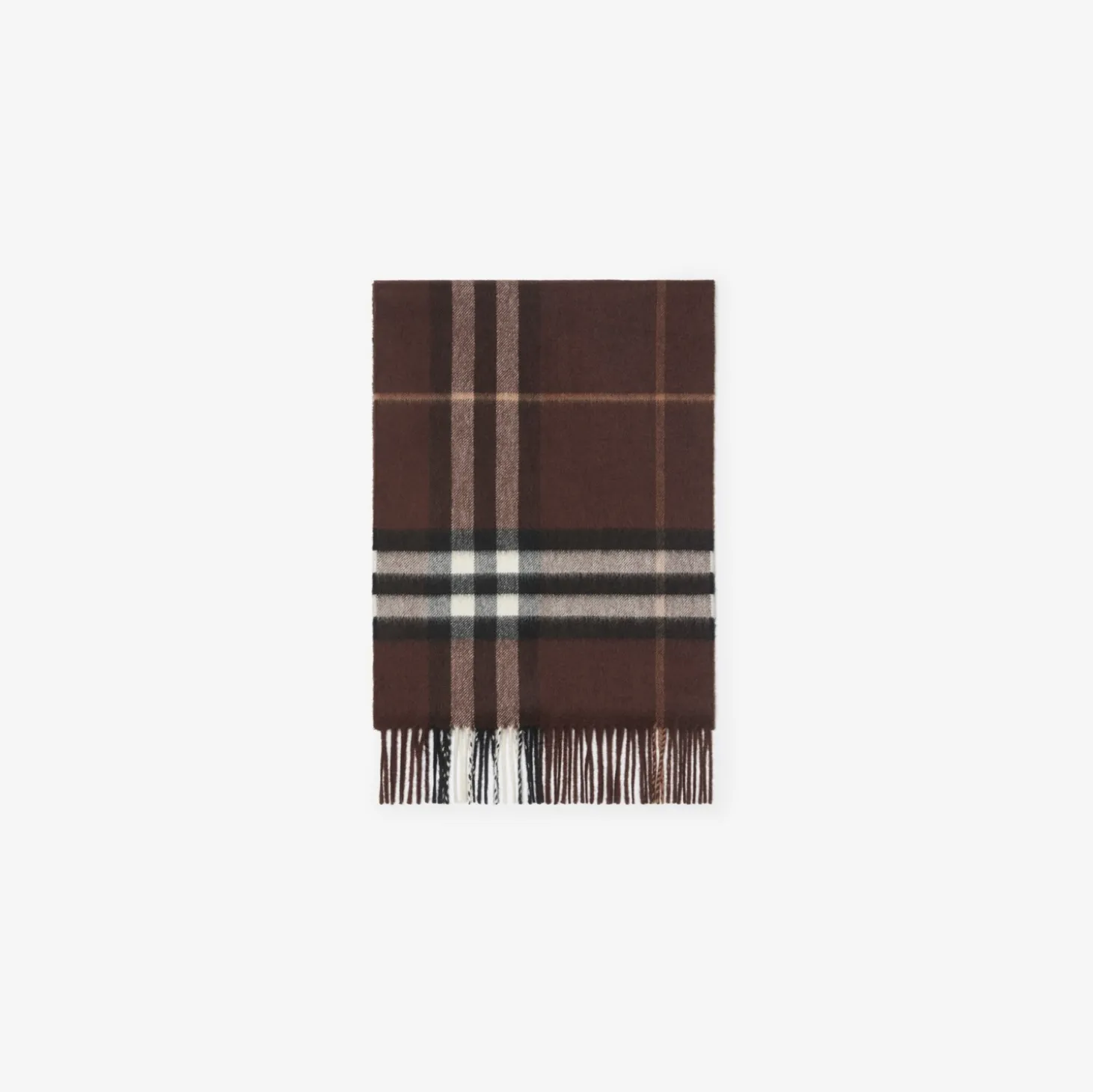 Check Cashmere Scarf