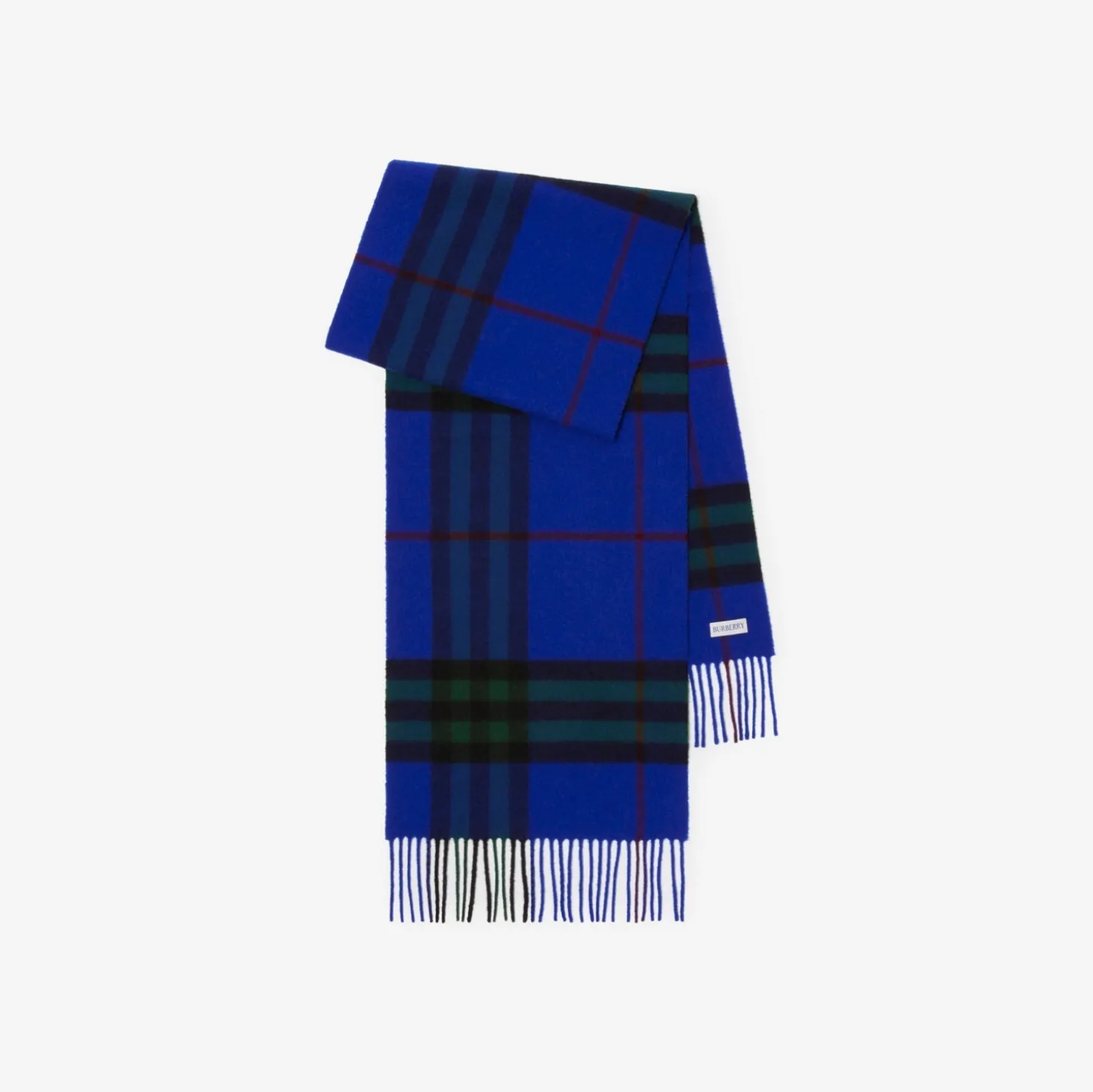 Check Cashmere Scarf