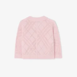 Check Cashmere Two-piece Set