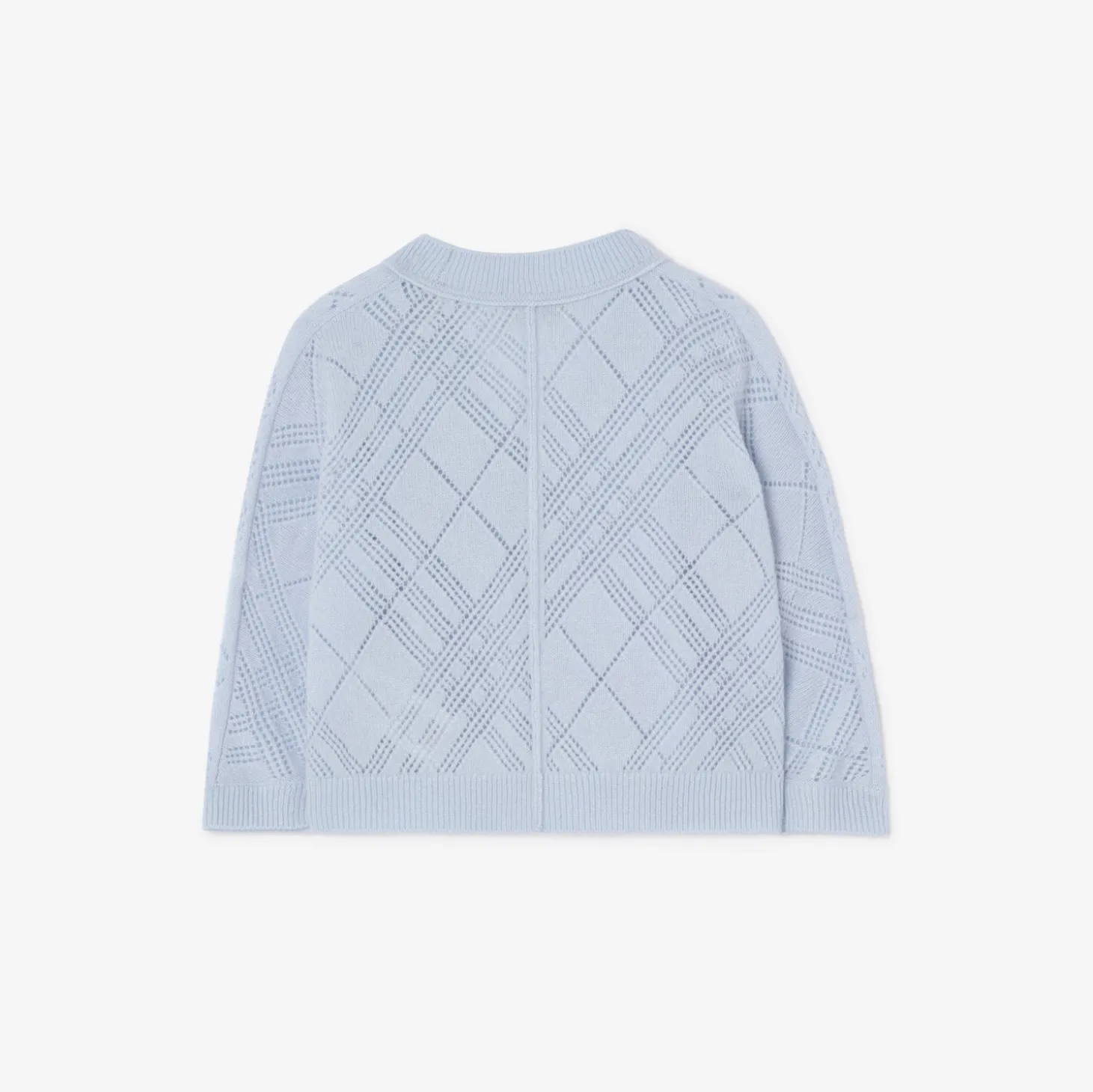 Check Cashmere Two-piece Set