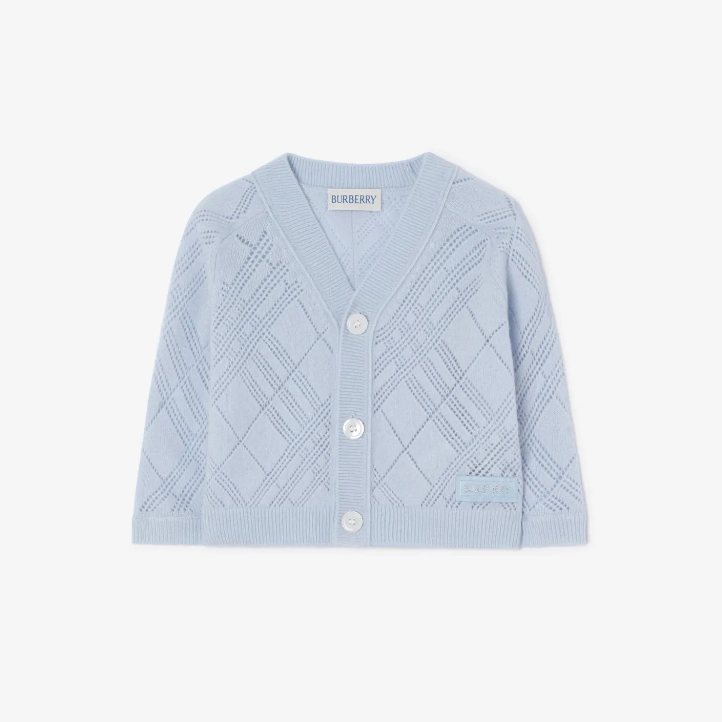 Check Cashmere Two-piece Set