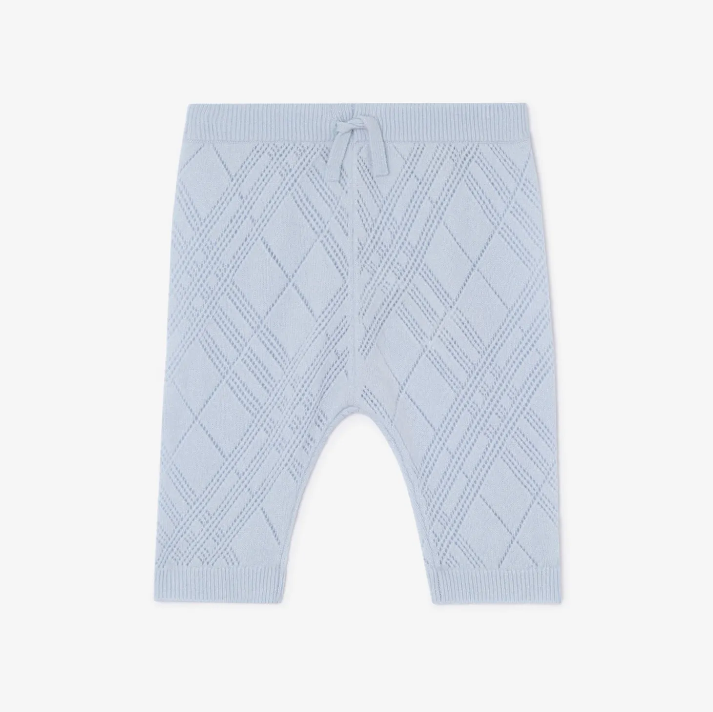Check Cashmere Two-piece Set