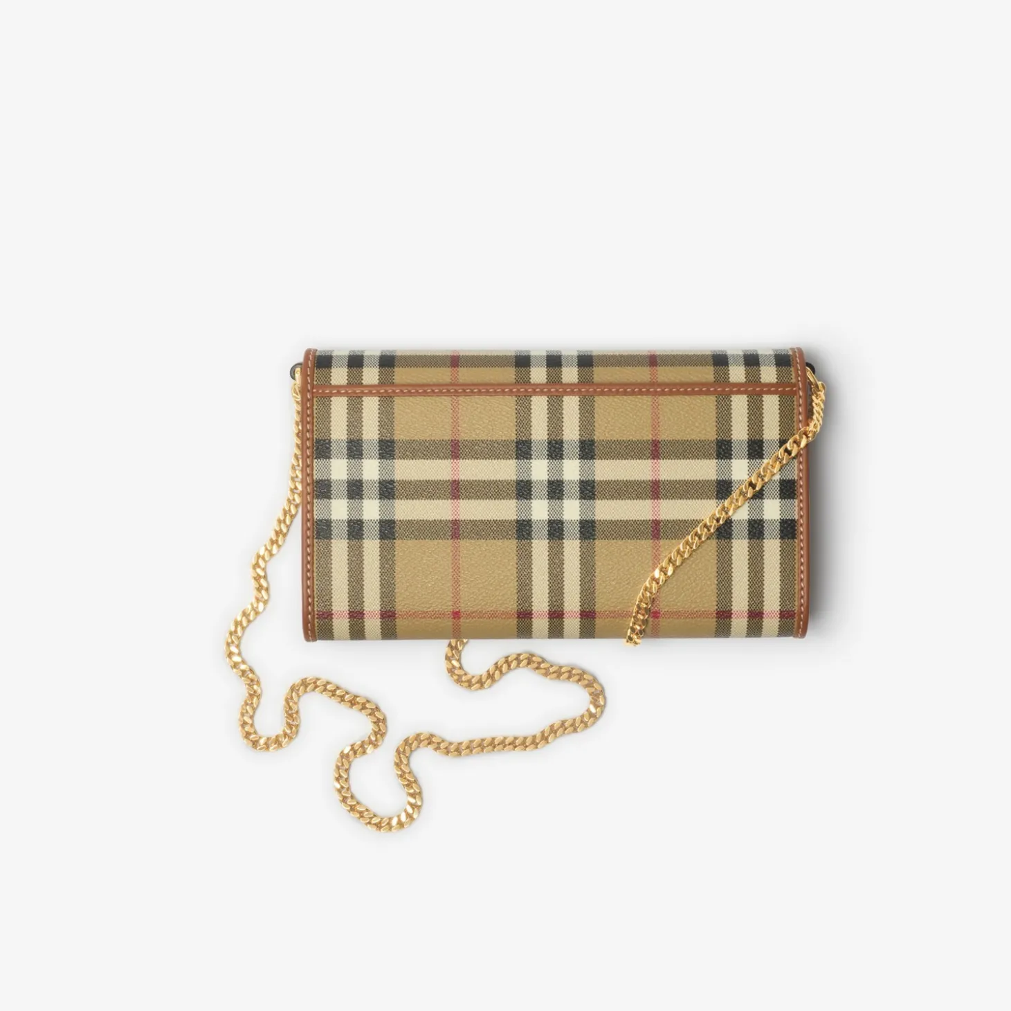 Check Chain Strap Wallet