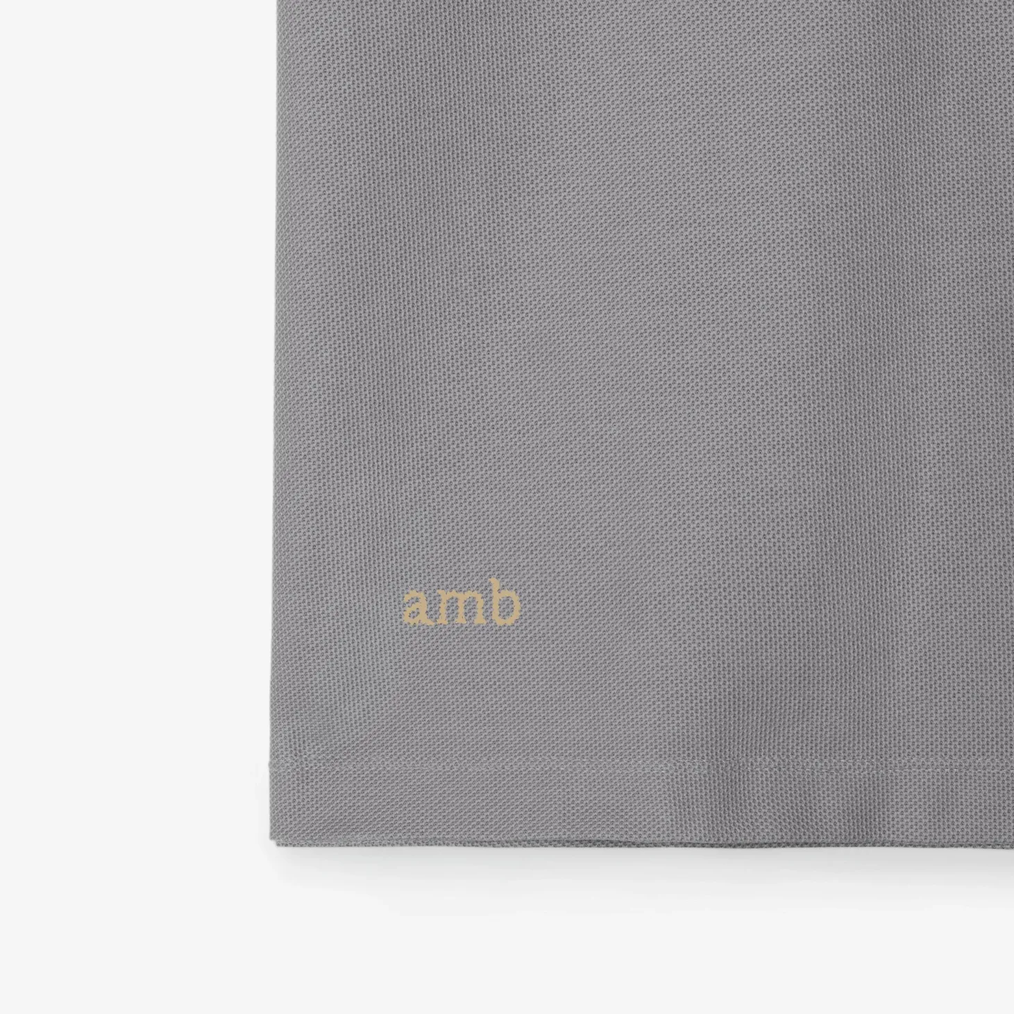 Check Collar Cotton Polo Shirt