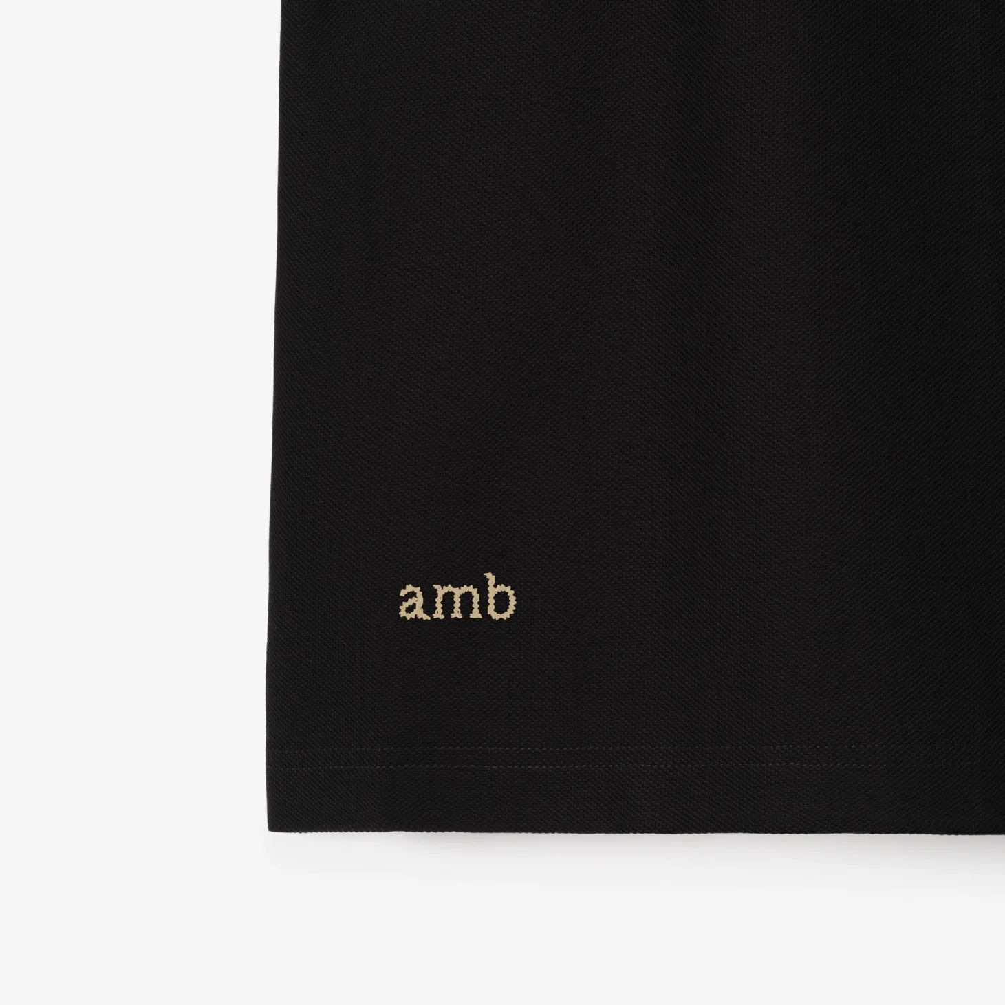 Check Collar Cotton Polo Shirt