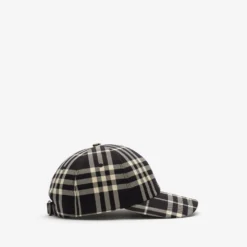 Check Cotton Baseball Cap