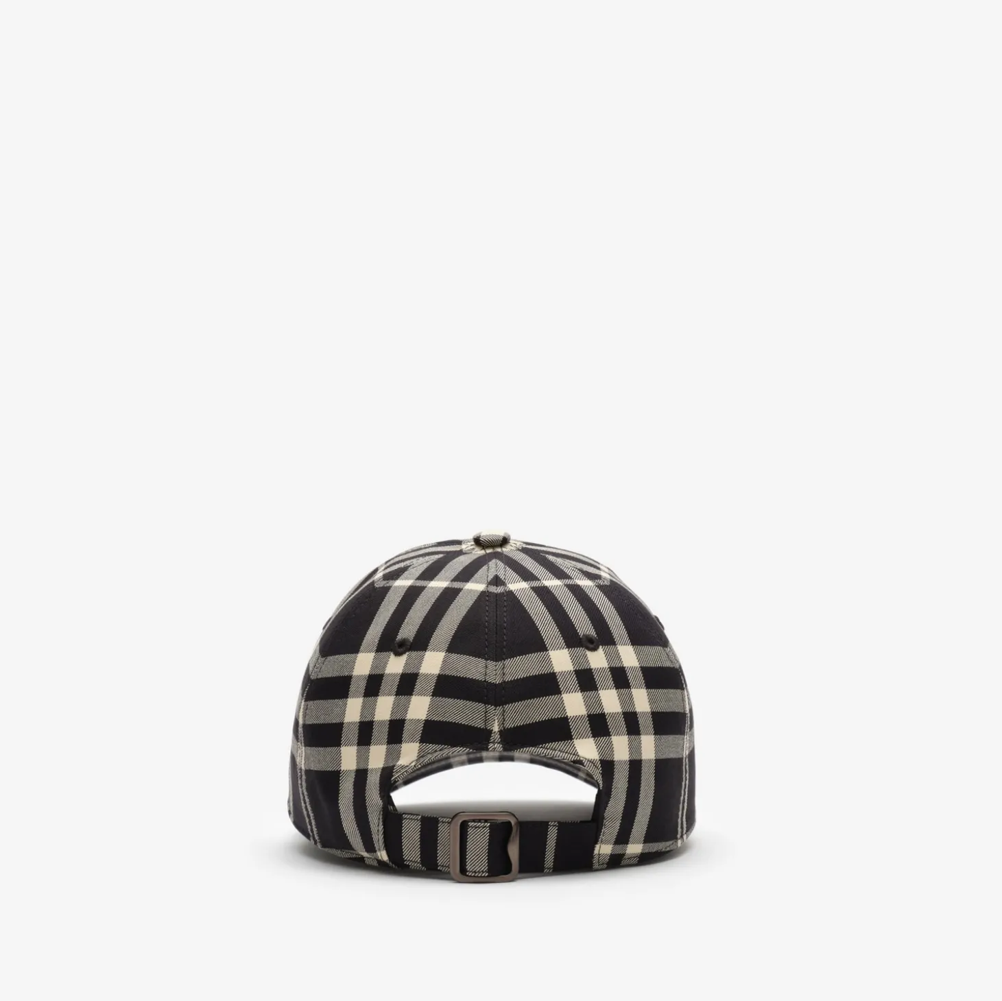 Check Cotton Baseball Cap