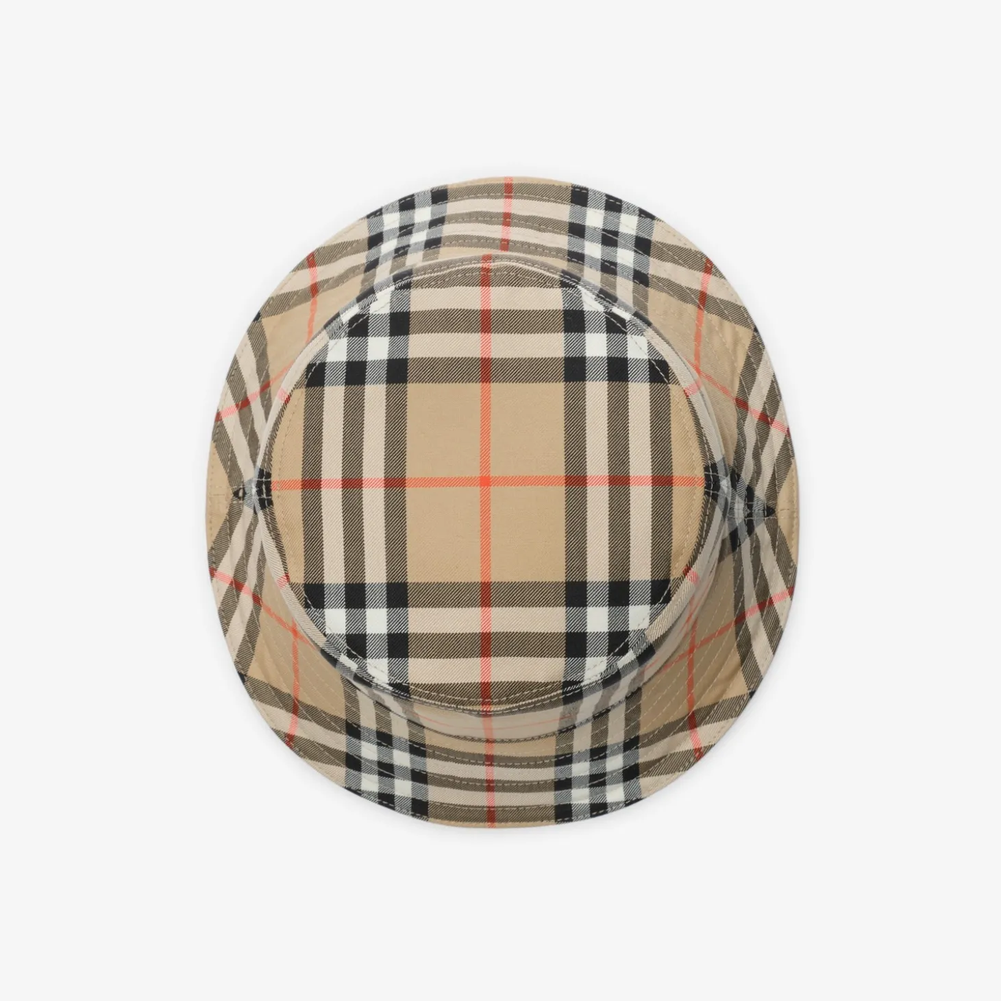 Check Cotton Bucket Hat