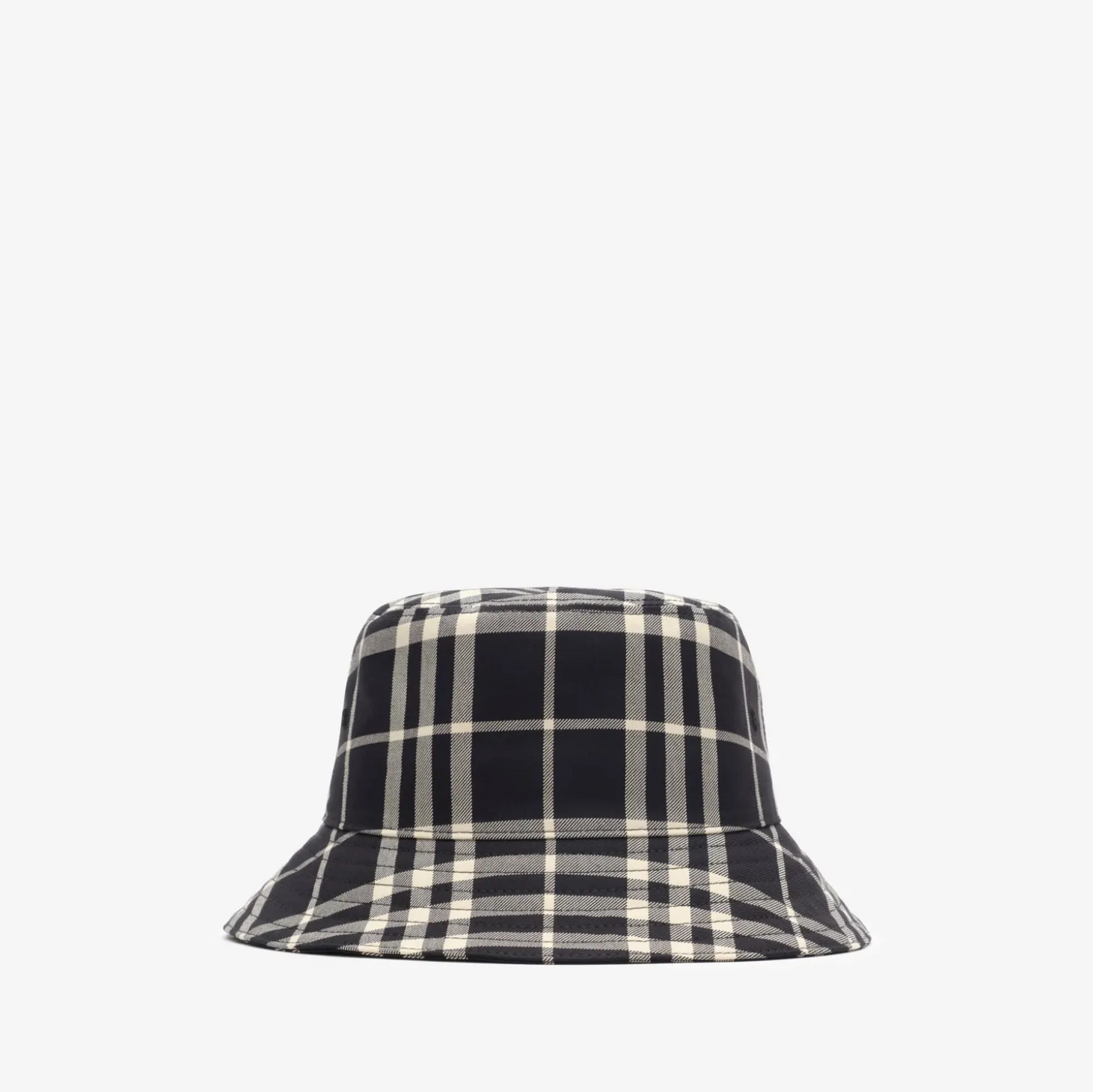 Check Cotton Bucket Hat