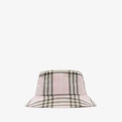 Check Cotton Bucket Hat