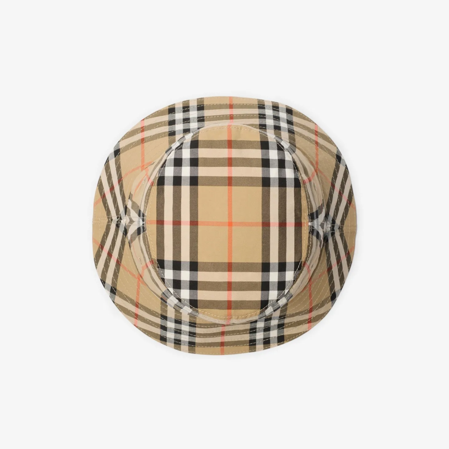 Check Cotton Bucket Hat