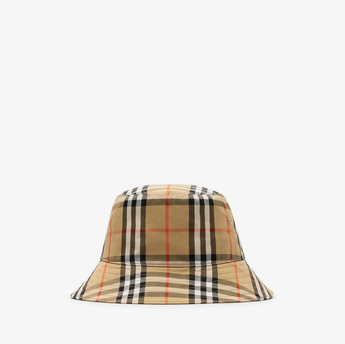Check Cotton Bucket Hat