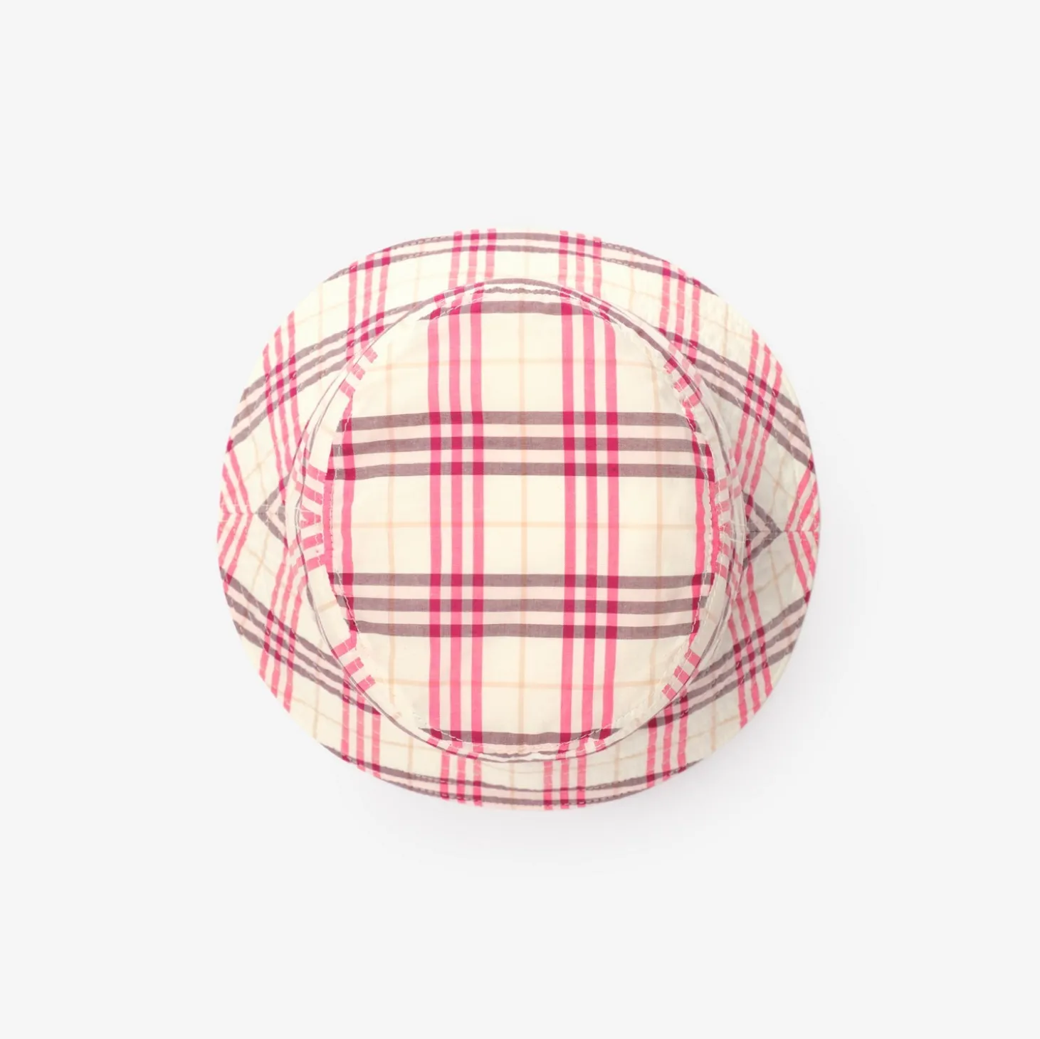 Check Cotton Bucket Hat