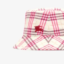 Check Cotton Bucket Hat