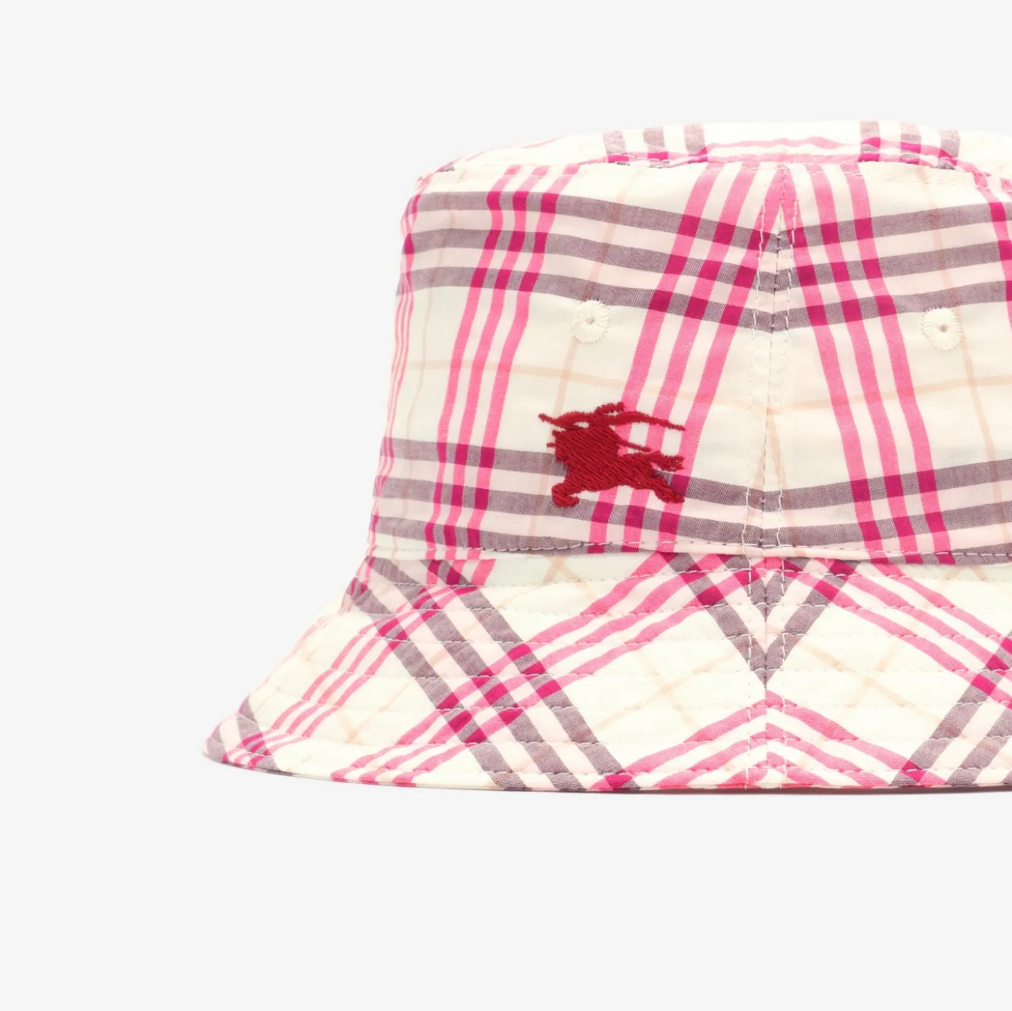 Check Cotton Bucket Hat