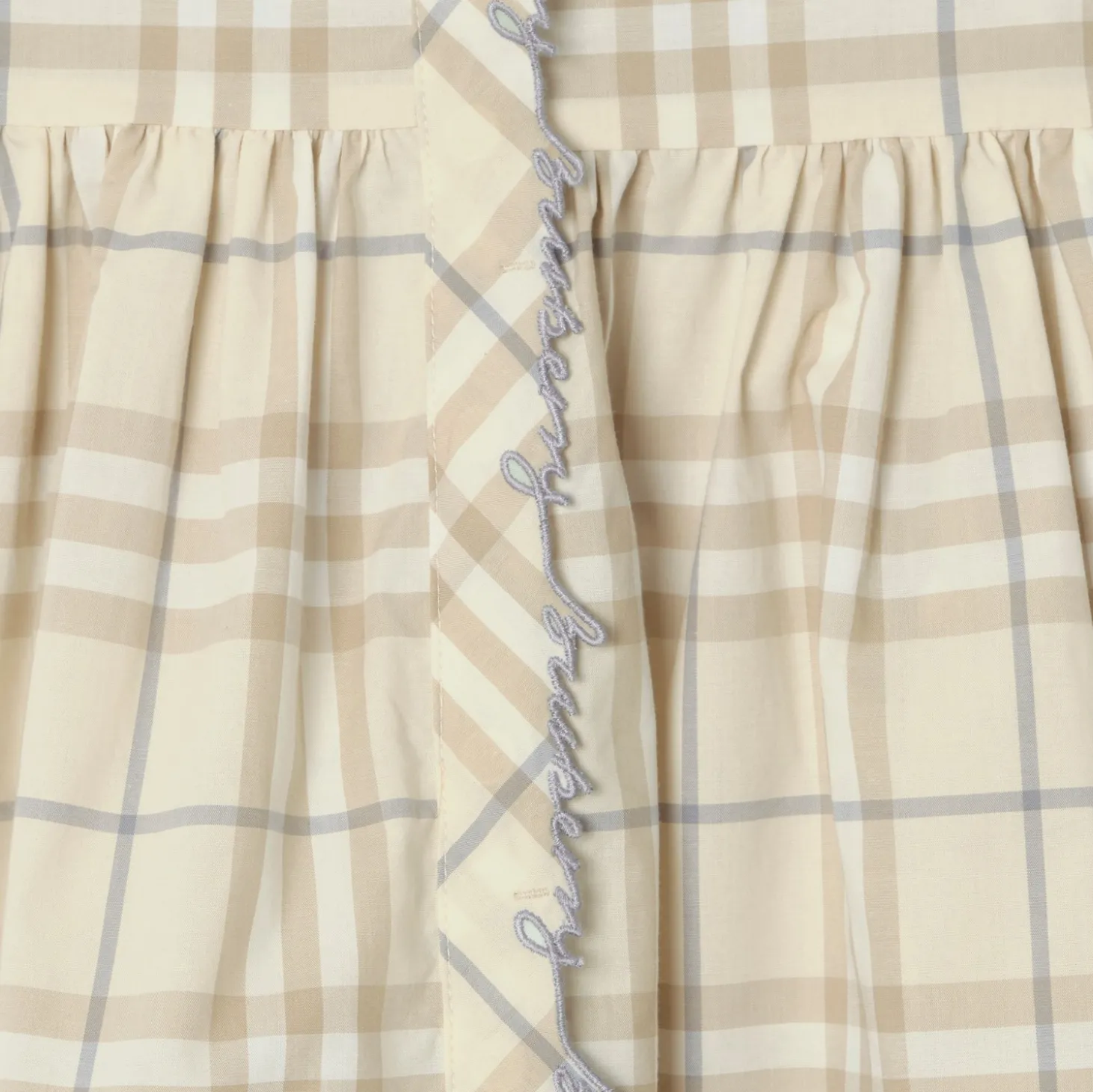 Check Cotton Dress