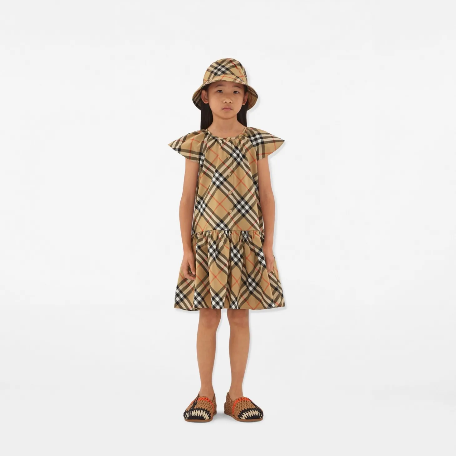 Check Cotton Dress