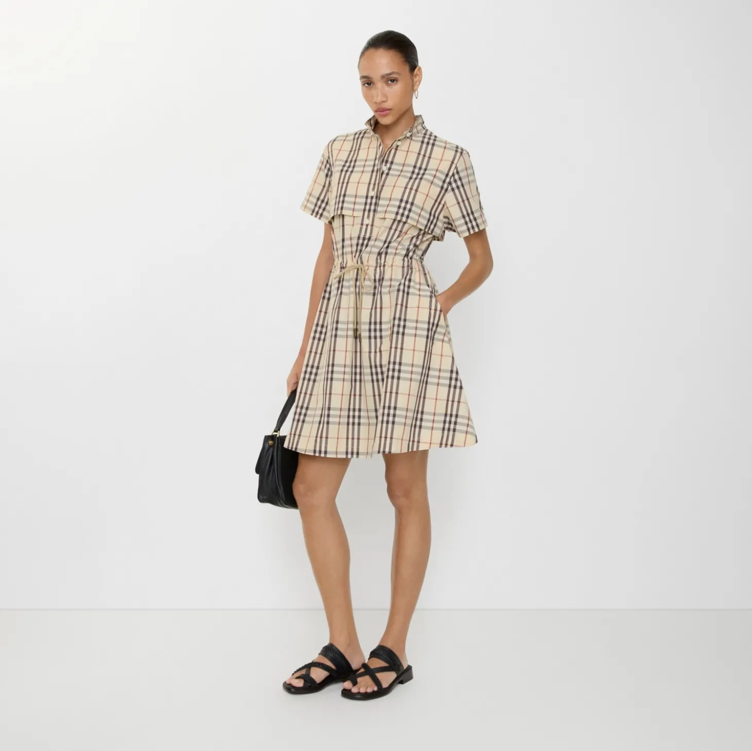 Check Cotton Dress