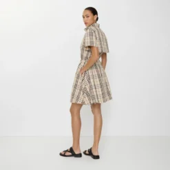 Check Cotton Dress