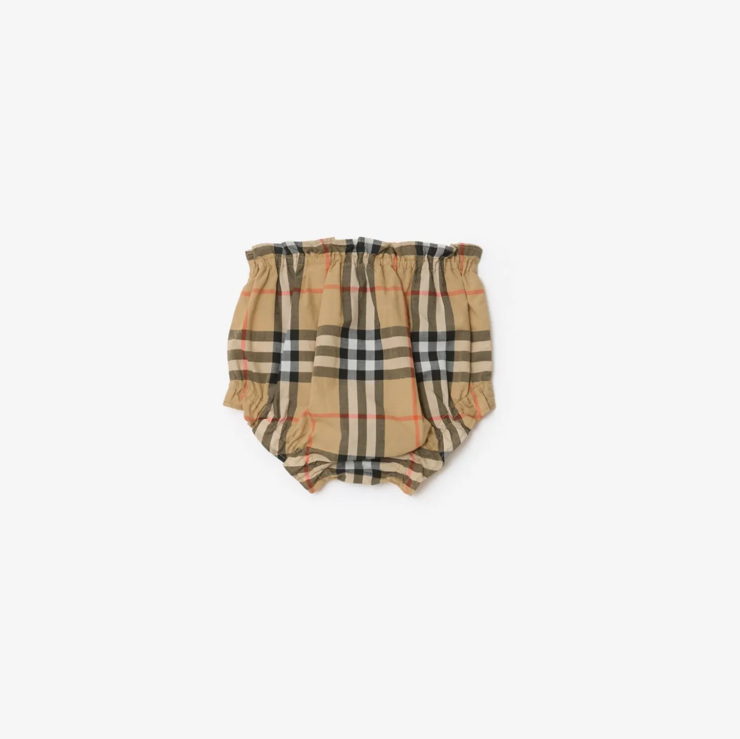 Check Cotton Dress with Bloomers