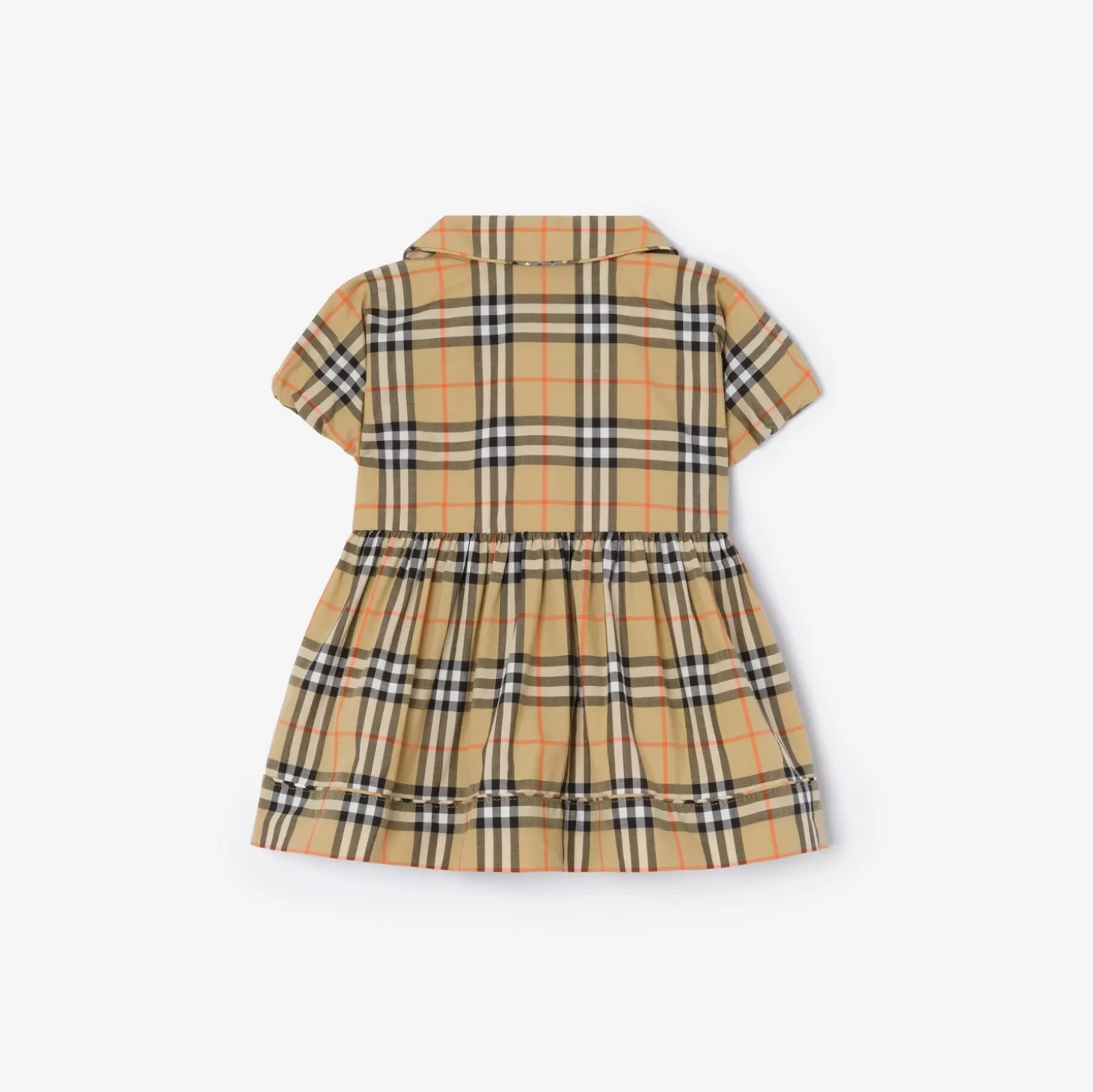 Check Cotton Dress with Bloomers