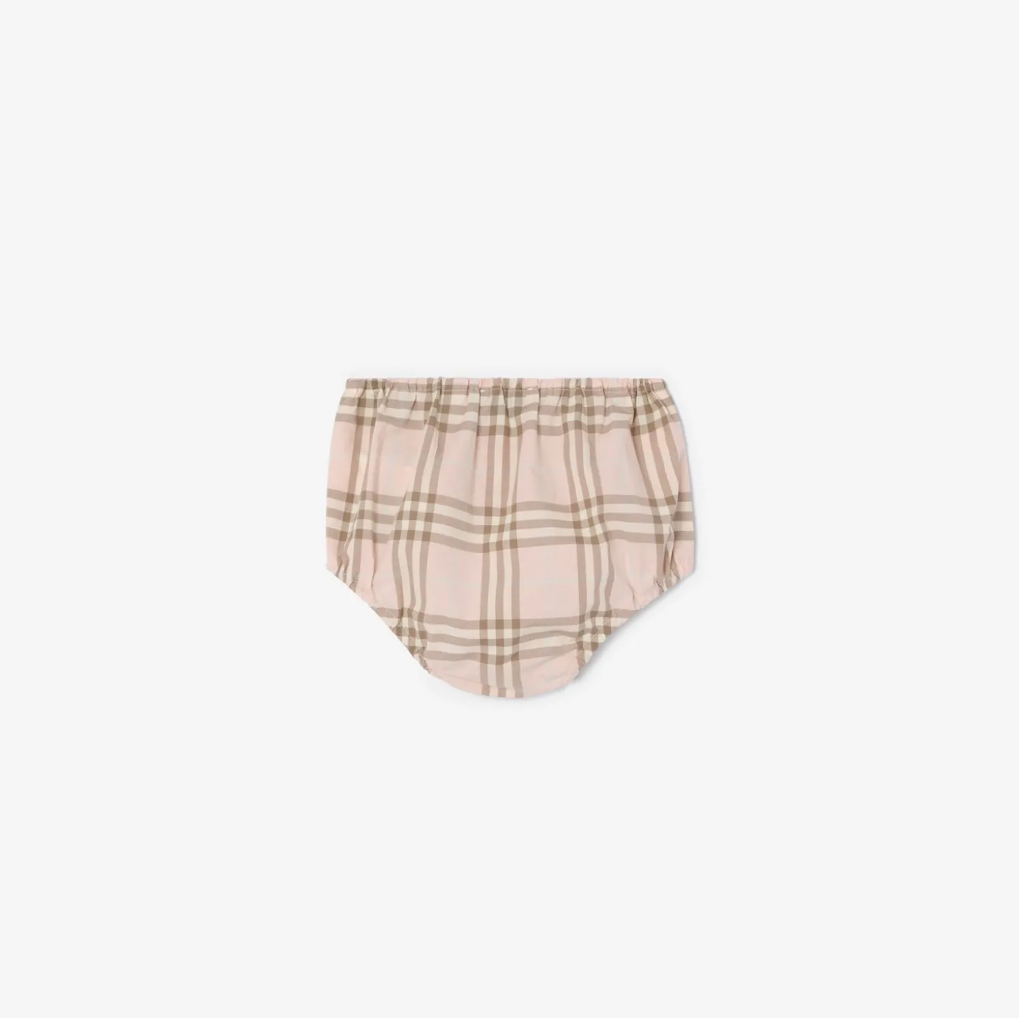 Check Cotton Dress with Bloomers
