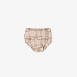 Check Cotton Dress with Bloomers