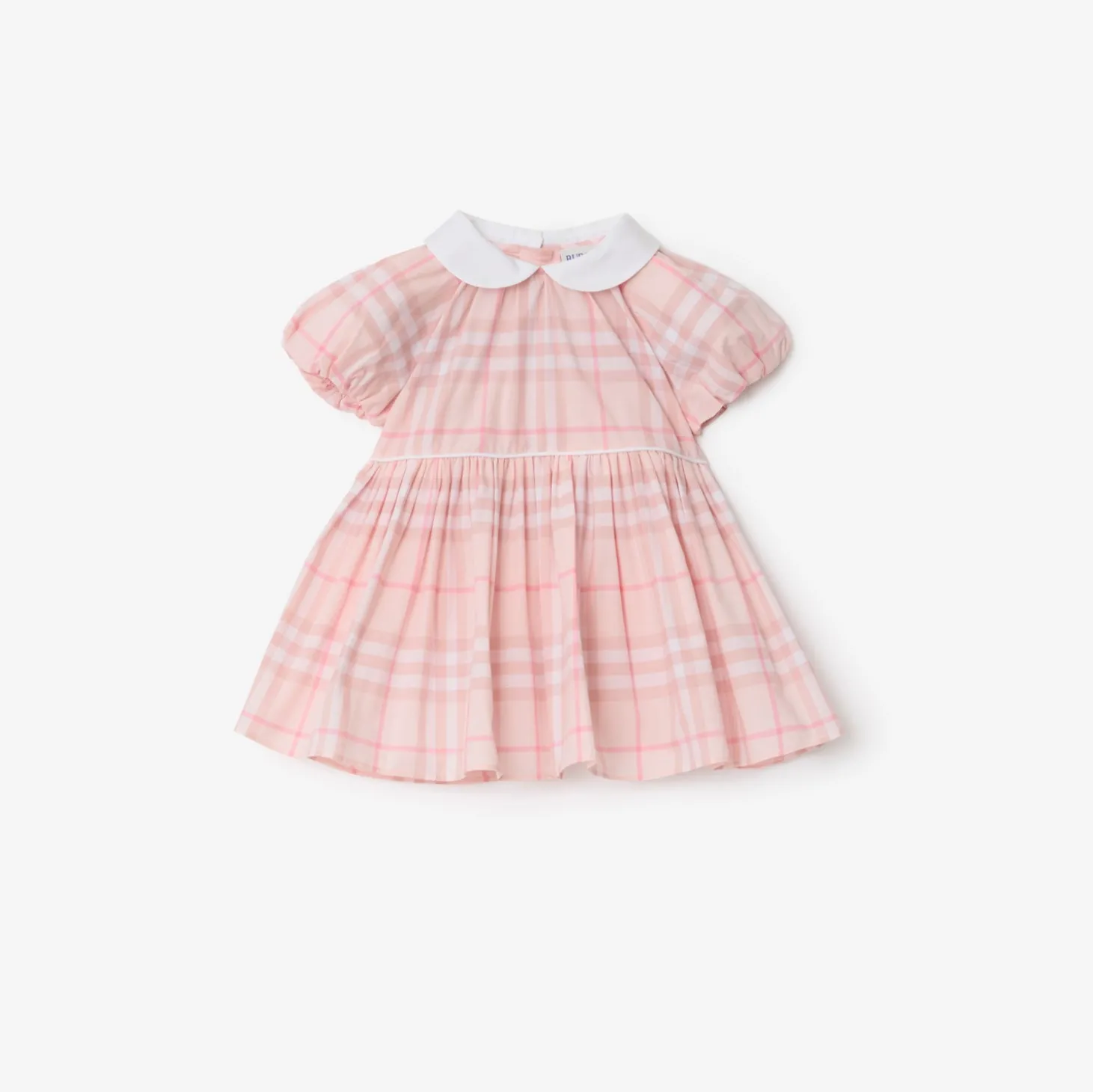 Check Cotton Dress with Bloomers