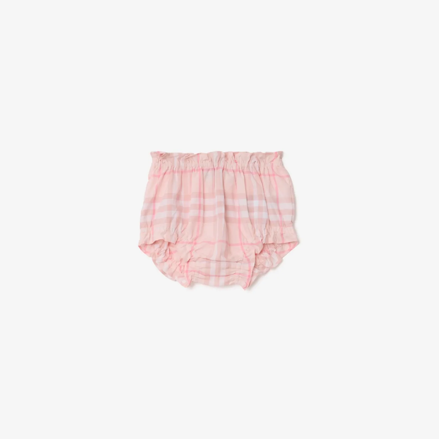 Check Cotton Dress with Bloomers
