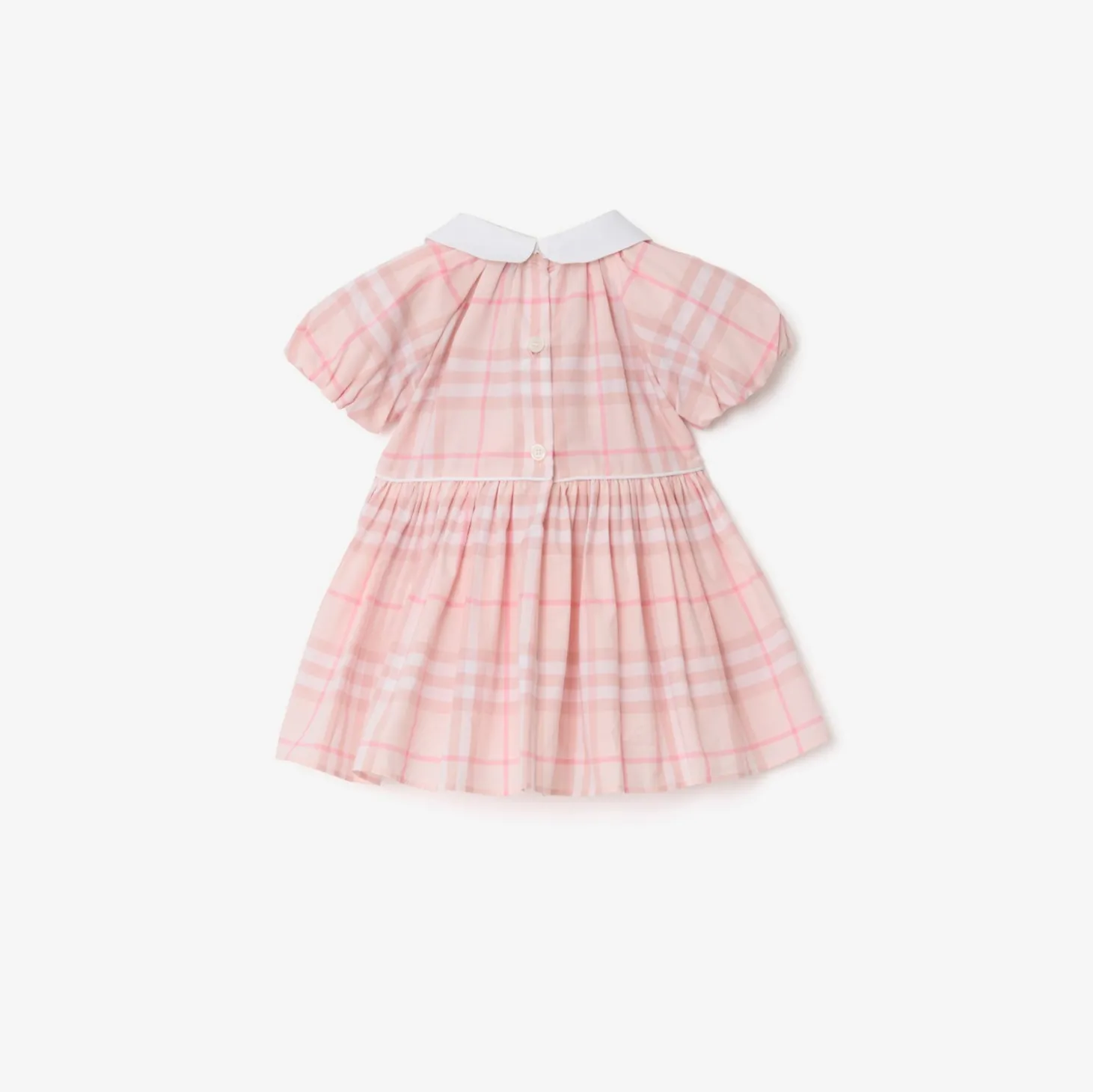 Check Cotton Dress with Bloomers